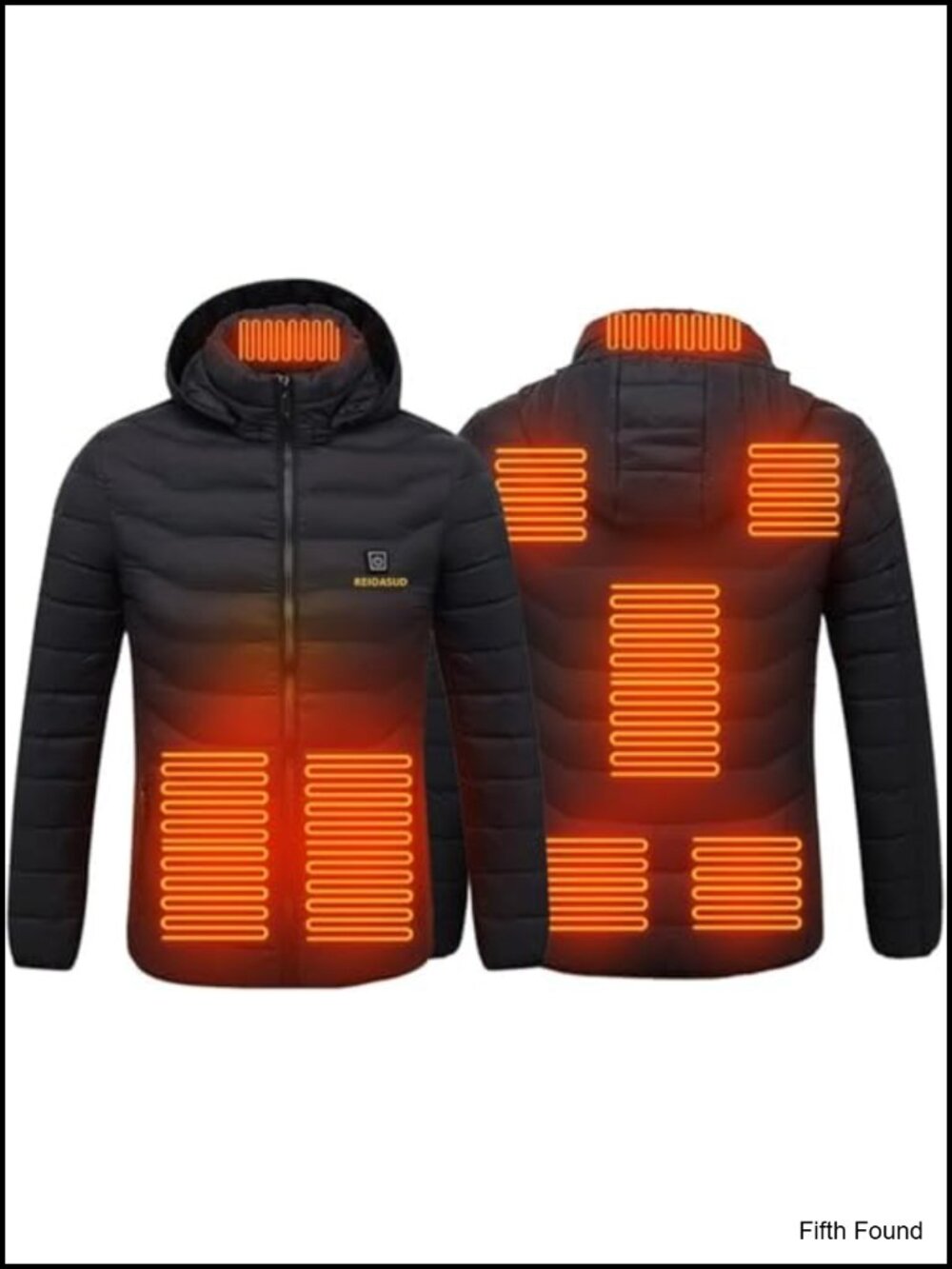 Heated Zip Hoodie Winter Coat Multiple Heating Zones 3 Levels Womens Outerwear